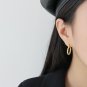 Twisted 925 Sterling Silver Hoop Earrings