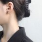 Fashion Cube Screw 925 Sterling Silver Stud Earrings