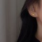 Minimalism Lines 925 Sterling Silver Dangling Earrings