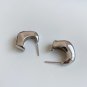 Simple Irregular C Shape 925 Sterling Silver Stud Earrings