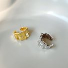 Modern Gear 925 Sterling Silver Non-Pierced Earring(Single)