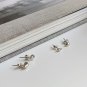 Simple Irregular Stone 925 Sterling Silver Stud Earrings