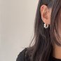Casual Twisted 925 Sterling Silver Hoop Earrings