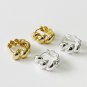 Casual Twisted 925 Sterling Silver Hoop Earrings