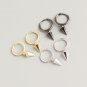 Minimalism Conic Geometry 925 Sterling Silver Hoop Earrings