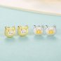 Cute Mini Pig 925 Sterling Silver Stud Earrings