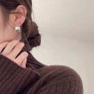 Irregular Arc 925 Sterling Silver Stud Earrings