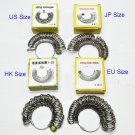 Ring Gauges Finger Sizer Measuring Ring Tool US EU JP Size