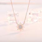 Party CZ Sun Shines  925 Sterling Silver Necklace