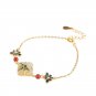 Natural Nephrite Clover Flower 925 Silver Ring/Necklace/Bracelet/Earrings