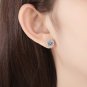 Classic Round CZ Hot 925 Sterling Silver Stud Earrings