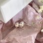 Simple Waterdrop Bean 925 Sterling Silver Stud Earrings