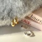 Simple Waterdrop 925 Sterling Silver Hoop Earrings