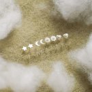 Sweet Mini Star Moon Heart Sunflower925 Sterling Silver Stud Earrings Sweet Mini Star Moon Heart Sunflower925 Sterling Silver Stud Earrings