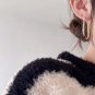 Simple Geometry Hollow Waterdrop Circle 925 Sterling Silver Hoop Earrings