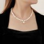 Elegant Waterdrop Natural Pearl 925 Sterling Silver Necklace