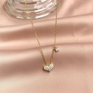 CZ Heart Masculine 925 Sterling Silver Necklace