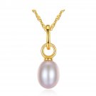 Simple Natural Pearls 925 Silver Necklace
