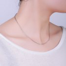 Foxtail Mesh Chain Collar Necklace 925 Sterling Silver