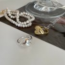 Bridesmaid Love Heart 925 Sterling Silver Adjustable Ring
