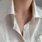 Super Cute Mini Bow-Knot Herring Bone 925 Sterling Silver Necklace