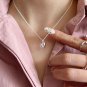 Casual Broken Heart Simple 925 Sterling Silver Necklace