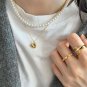 Casual Broken Heart Simple 925 Sterling Silver Necklace