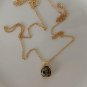 Office Geometry Square Zebra Rock 925 Sterling Silver Necklace