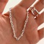 Classic Hollow Curb Chain 925 Sterling Silver Bracelet