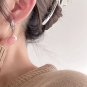 Casual Triple Layers Circles 925 Sterling Silver Huggie Hoop Earrings