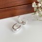Simple U Shape 925 Sterling Silver Huggie Hoop Earrings