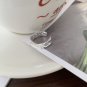 Fashion Irregular Wave Green CZ 925 Sterling Silver Adjustable Ring