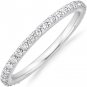 Minimalism CZ Line 925 Sterling Silver Stacker Ring
