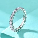 Office CZ Lines Simple 925 Sterling Silver Ring