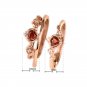 Red Heart CZ Crown 925 Sterling Silver Adjustable Stacker Ring