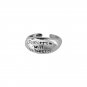 Vintage Tomorrow will be better Letters 925 Sterling Silver Adjustable Ring