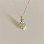 Minimalism Single Leaf 925 Sterling Silver Necklace