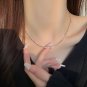 Classic Simple Irregulars 925 Sterling Fragments Silver Stacker Necklace