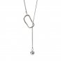 Holiday Geometry Beads Snake Chain 925 Sterling Silver Necklace