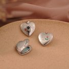 Honey Moon Red Rose Flower Forever Love Silver Locket Necklace Pendant