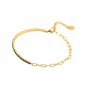 Classic Round-Cut 925 Sterling Silver CZ Gemstone Tennis Bracelet
