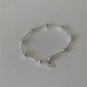 Simple Geometry Large Small Beads 925 Sterling Silver Bracelet