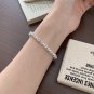 Simple Hollow Woven Chain 925 Sterling Silver Bracelet