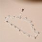 Casual Beads Curb Chain 925 Sterling Silver Bracelet