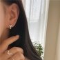 Party Cross Shell Pearls 925 Sterling Silver Stud Earrings