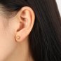 Mini Cute Irregular Shining Stars Women Girl 925 Sterling Silver Stud Earrings