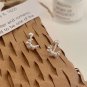 Simple Irregular Croissant 925 Sterling Silver Stud Earrings