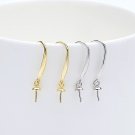 Simple Casual 925 Sterling Silver DIY Earrings Hooks