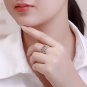 Holiday Created Ruby CZ Hollow 925 Sterling Silver Ring