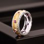 Simple Round Created Ruby 925 Sterling Silver Ring